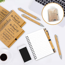 Load image into Gallery viewer, Eco-Friendly Bamboo Stationery Gift Set