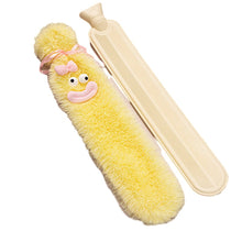 Load image into Gallery viewer, Extended Hot Water Bottle with Plush Cover