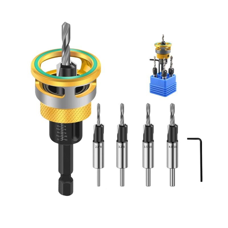 Aless™ Two-Flute Counterbore with Depth Stop