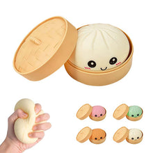 Load image into Gallery viewer, Steamed Bun Squishy Toy (Fun Squeeze Toy)