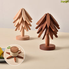 Load image into Gallery viewer, Wooden Leaves Design Coaster
