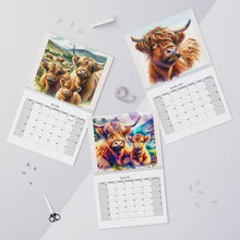 Load image into Gallery viewer, Highland Cow Calendar 2026