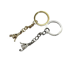 Load image into Gallery viewer, Couple Hand-Holding Creative Keychain Set