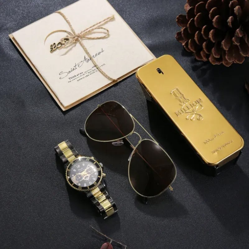 Men’s Watch, Glasses & Perfume Gift Set