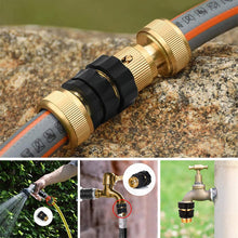 Load image into Gallery viewer, 3/4 Inch Garden Hose Quick Connector 4 Sets/bag