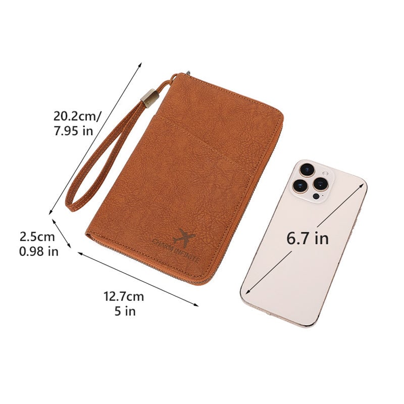 RFID Blocking Travel Passport Wallet