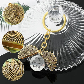 Sunflower Keychain