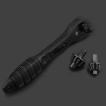 Load image into Gallery viewer, Dual-Head Ratchet Drill Chuck Wrench