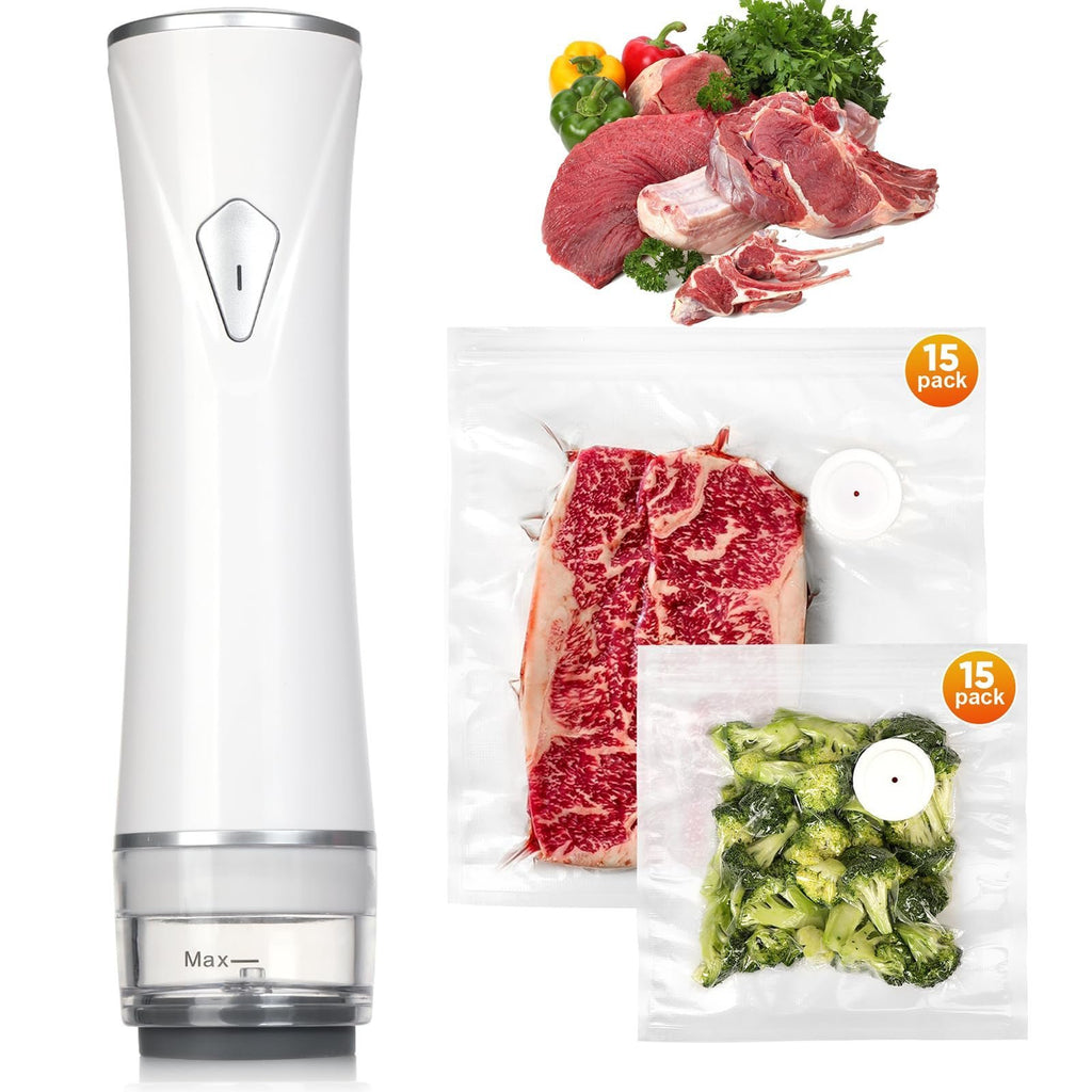 Sakerplus Vacuum Sealer with Reusable Bags