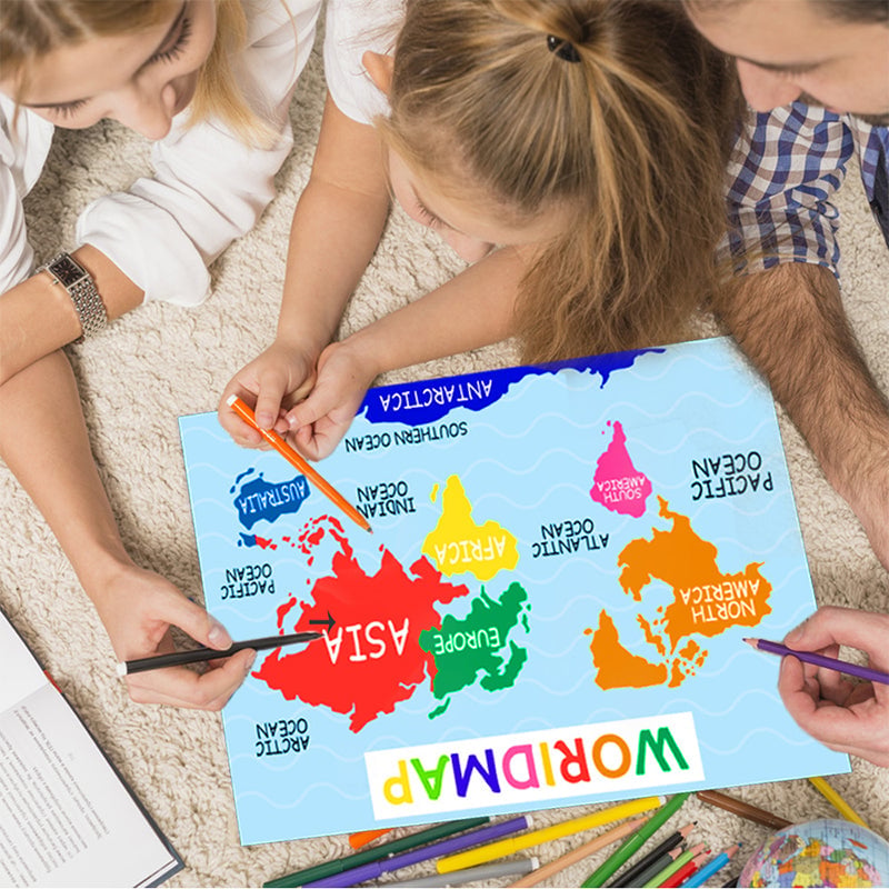 Colorful Educational Posters（18PCS/SET ）