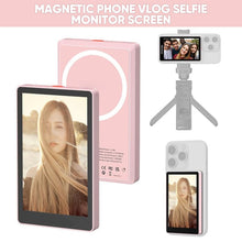 Load image into Gallery viewer, Magnetic Selfie Screen with 4K Recording – Portable Display for Content Creators