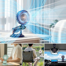Load image into Gallery viewer, Portable Handheld Rechargeable Fan with Base