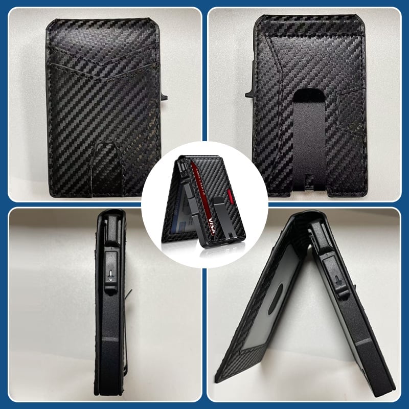 Sakerplus® Anti-theft aluminum alloy card holder