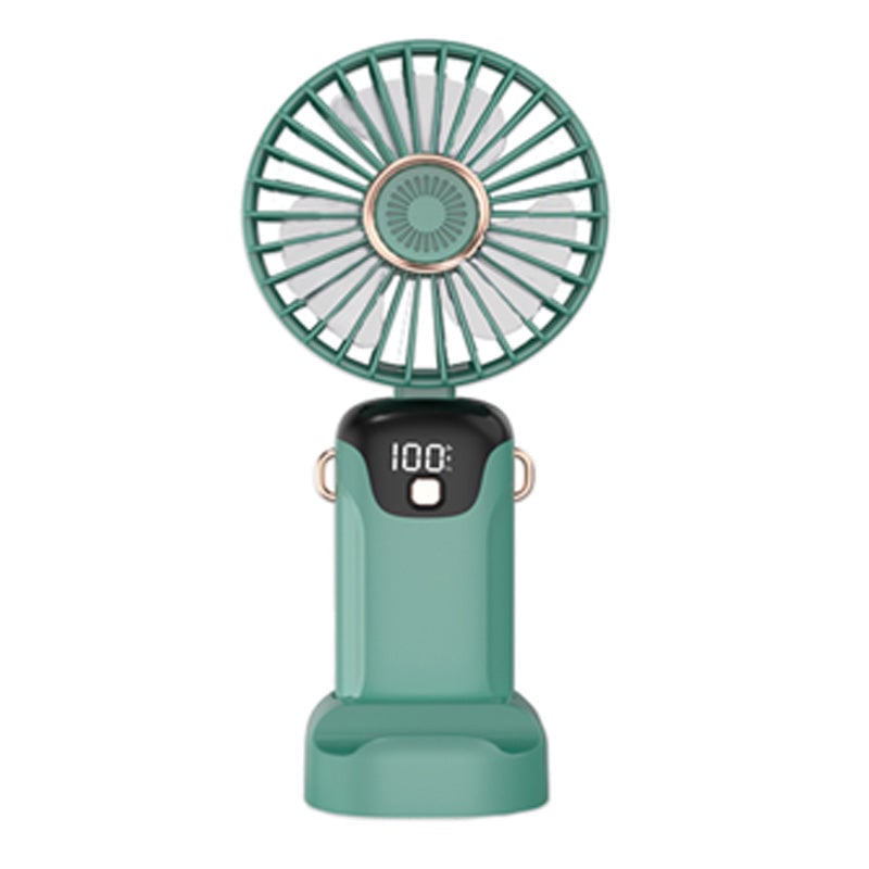 Portable fan with digital display