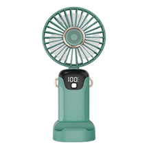 Load image into Gallery viewer, Portable fan with digital display