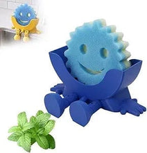 Load image into Gallery viewer, Cute Smiling Sponge Holder With Drainage