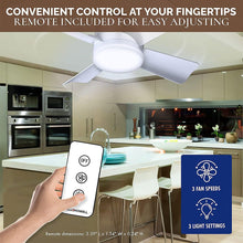 Load image into Gallery viewer, Ceiling Fan with Remote &amp; LED Light