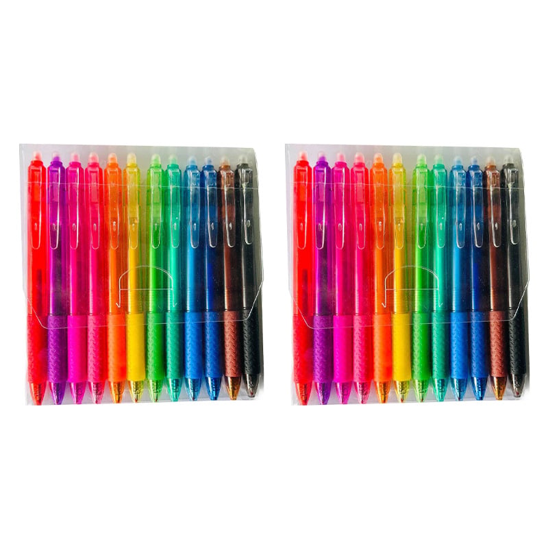 Multi-Color Erasable Gel Pens (12 pcs)