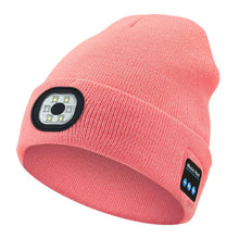 Load image into Gallery viewer, Bluetooth Beanie with LED Light &amp; Removable Speakers