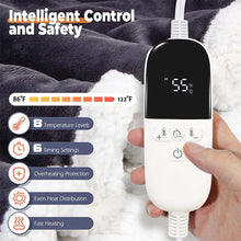 Load image into Gallery viewer, Electric Wearable Throw Blanket with Sleeves