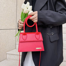 Load image into Gallery viewer, Solid Color Flap Square Bag