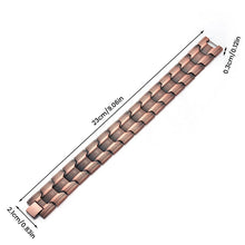 Load image into Gallery viewer, Ultra Strength Magnetic Copper Bracelet