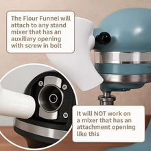 Load image into Gallery viewer, Flour Funnel for Kitchen Aid Stand Mixer
