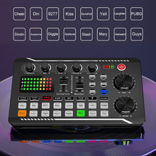 Load image into Gallery viewer, Live Sound Card with DJ Mixer and Voice Changer