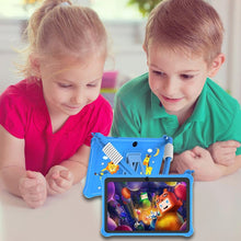 Load image into Gallery viewer, 7-inch kids tablet with protective silicone case