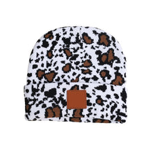 Load image into Gallery viewer, Unisex Cow Print Watch Cap