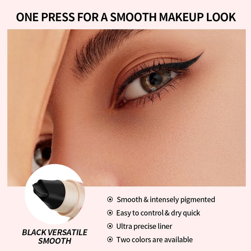 Dual-Head Design Rotating Eyeliner Stamp Pen