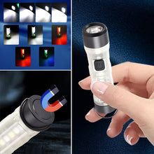 Load image into Gallery viewer, Compact Rechargeable Waterproof Keychain Flashlight