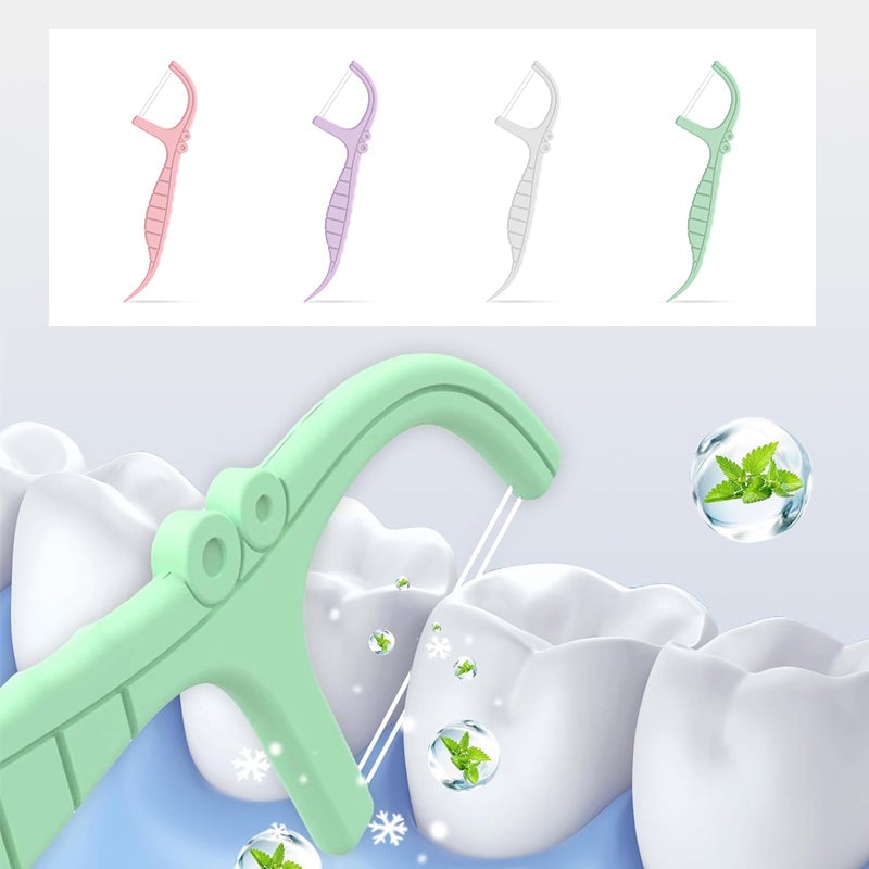 Disposable Floss Picks Twin-Line