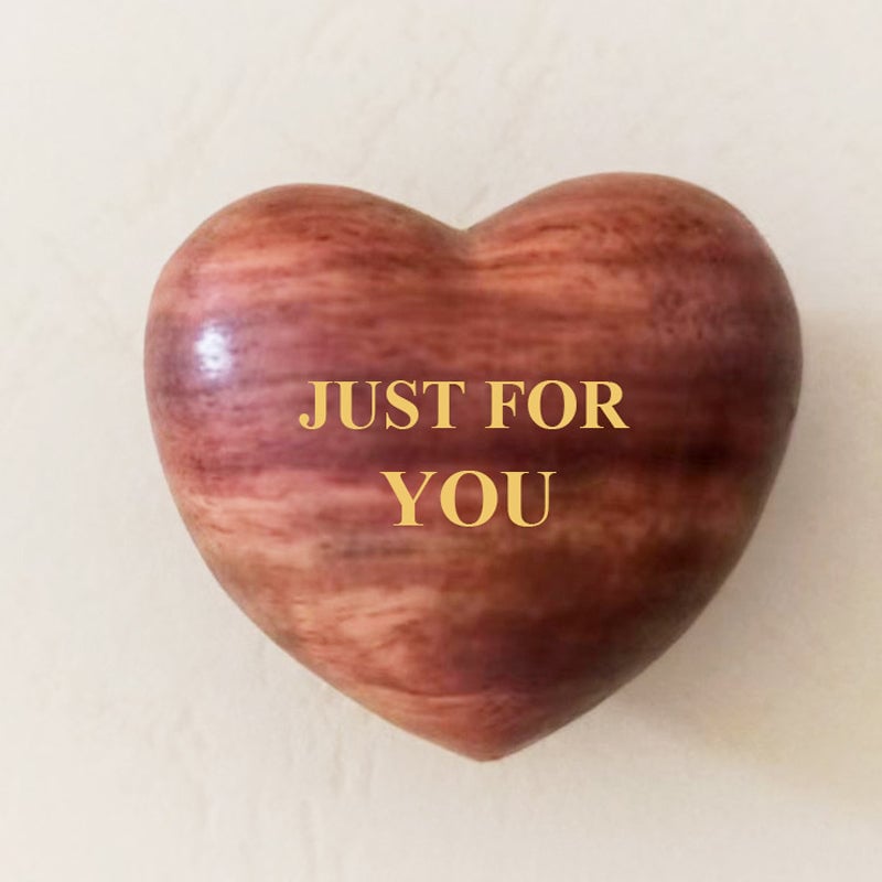 Pocket Hug Wooden Heart Token