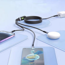 Load image into Gallery viewer, Three-in-One Braided Data Cable