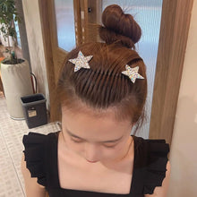 Load image into Gallery viewer, Rhinestone Star Hair Comb Set (5 Pcs)
