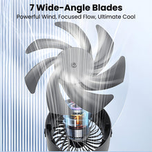 Load image into Gallery viewer, Battery Powered Quiet Desk Fan - Adjustable Head