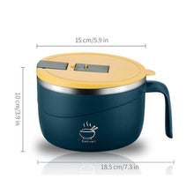 Load image into Gallery viewer, Stainless steel instant noodle bowl