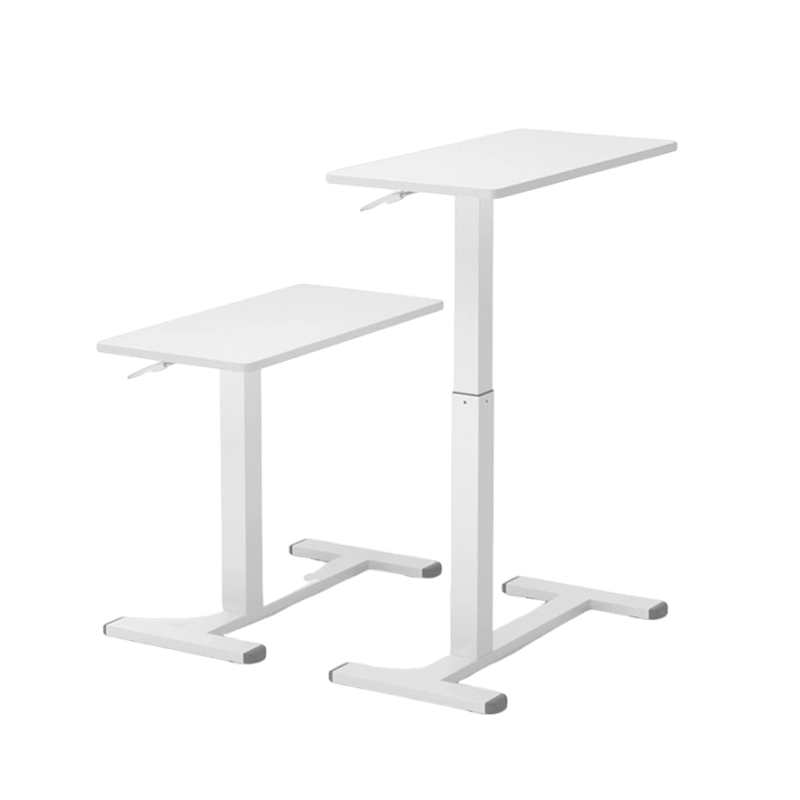 Pneumatic Lift Table With Wheels That Can Be Hidden