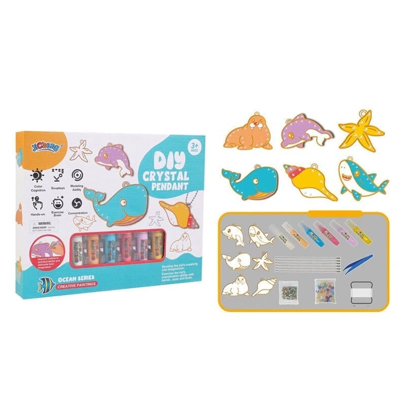 Sakerplus DIY Crystal Paint Arts and Crafts Set