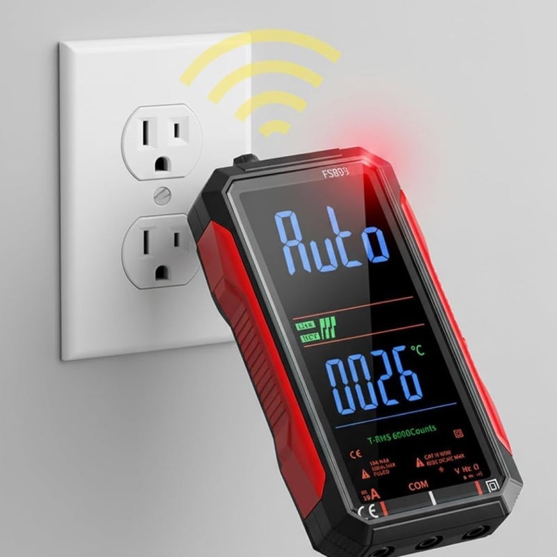 Sakerplus® True RMS 6000-Count Digital Voltmeter