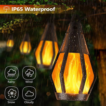Load image into Gallery viewer, Solar Flickering Flame String Lights