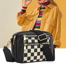 Load image into Gallery viewer, Women's Fashionable Colorblock Plaid Pattern Crossbody Bag