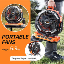 Load image into Gallery viewer, Outdoor Portable Cooling Fan - SAKER® Rechargeable Camping Fan