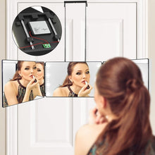 Load image into Gallery viewer, Expandable Hanging Foldable Three-Way Mirror