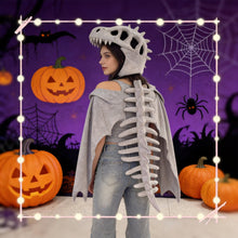 Load image into Gallery viewer, Dinosaur Skeleton Plush Headgear