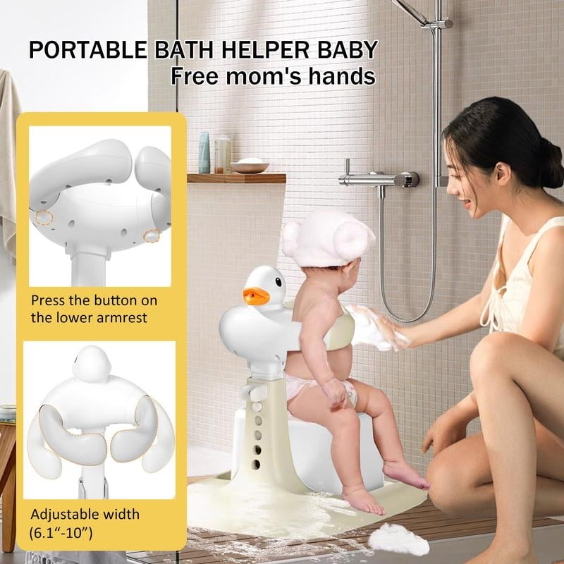 Cute Baby Standing Bath Maker