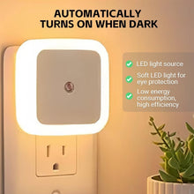 Load image into Gallery viewer, Square Light-Controlled Night Light