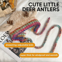 Load image into Gallery viewer, Cute Christmas Antler Beanie Hat