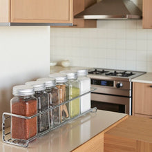 Load image into Gallery viewer, Carbon Steel Wall-Mounted Kitchen Spice Rack